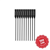 Lacre para Malote Numerado PP Preto Escada 16cm Com 100UN Rebran