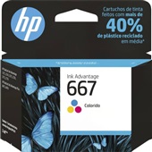 Cartucho HP N667 Tri-Color 3YM78AL