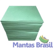 Mantas Manta Brasil Absorvente para Líquidos Agressivos Verde 40x50x4