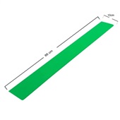 Tala Moldável Aramada em EVA G 86 x 10cm Verde 1 UN Constamed