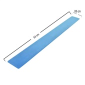 Tala Moldável Aramada em EVA P 53 x 8 cm Azul 1 UN Constamed