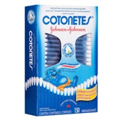 Hastes Flexíveis de Algodão Cartucho 150 UN Johnson&Johnson