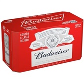 Cerveja Lata 269ml Pack com 8 UN Budweiser