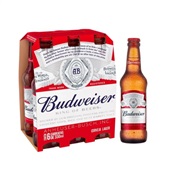 Cerveja Long Neck 330ml  FD com 6 UN  Budweiser