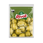 Azeitona Verde Com Caroço 80g Pouch Rivoli