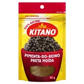 Pimenta do Reino Preta Pó 50g 1 UN Kitano