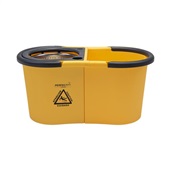 Kit Mop Giratorio 2 Aguas 4x1 Amarelo 1 UN Perftec Pro
