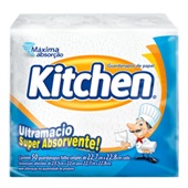 Guardanapo de Papel Folha Simples Grande Branco PT 50 FL Kitchen