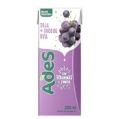 Bebida à Base de Soja Sabor Uva 200ml 1 UN Ades