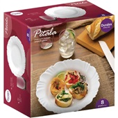 Aparelho de Jantar Pétala 8 PC (4 Pratos + 4 Copos) Nadir