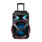Caixa de Som Amplificada Connect lights 400W RMS Bivolt CM-400 Preto c