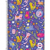 Caderno Universitário Capa Dura Pepper Feminino A 80 FL 1 UN Tilibra