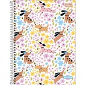Caderno Universitário Capa Dura Pepper Feminino D 80 FL 1 UN Tilibra