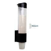 Dispenser Plástico para Copo de Papel Preto 1 UN FNS