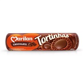 Biscoito Tortinha Chocolate 140g 1 UN Marilan