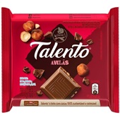Chocolate Talento ao Leite Avelãs 85g 1 UN Talento