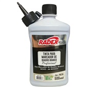 Tinta para Marcador de Quadro Branco Preto 500ml 1 UN Radex