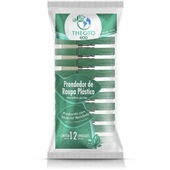 Prendedor de Roupas de Plástico 12 UN Theoto