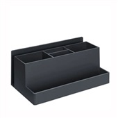 Organizador de Mesa com 6 Divisórias Preto 1 UN Acrimet