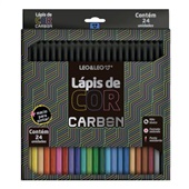 Lápis de Cor Carbon 24 Cores Redondo 4431 1 UN Leo & Leo