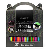Lápis de Cor Carbon 50 Cores Redondo 94433 1 UN Leo & Leo