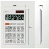 Calculadora de Mesa 10 Dígitos Branco PC082N 1 UN Procalc
