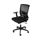 Cadeira Toquio em Tecido Base Nylon Rodízio Preto 1 UN Or Design