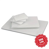 Plástico para Plastificação 0,07 Crachá 59x86mm PT 100 UN Mares