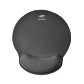 Mouse Pad Ergonômico com Apoio MP-100 Preto 1 UN C3Tech