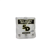 Papel Higiênico Folha Simples Rolão CX 8 RL SD Papeis