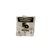 Papel Higiênico Folha Simples Rolão Celulose CX 8 RL SD Papeis