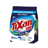 Lava Roupa em Pó Primavera Sachê 4kg 1 UN Tixan
