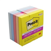 Bloco Adesivo Coleção Alegria 76x76mm 5 UN 450 FL Post-it