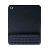 Mouse Pad com Apoio de Pulso em Gel Preto AC365 1 UN Multilaser