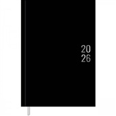 Agenda 2026 Costurada Napoli Preta 13,4x19,2cm 176 FL 1 UN Tilibra