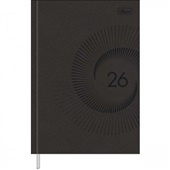 Agenda 2026 Costurada Prátika Preta 14,5x20,5cm 176 FL 1 UN Tilibra