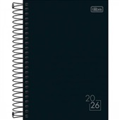Agenda 2026 Espiral Spice Preta 14 x 20cm 160 FL 1 UN Tilibra