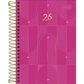 Agenda Espiral 2026 Tilibra Spot Feminina Capas Sortidas 12,9 x 18,7cm