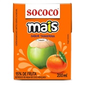 Água De Coco Tangerina 200ml 1 UN Mais Coco