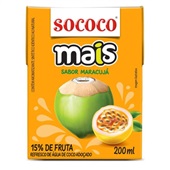 Água DE Coco Maracujá 200ml 1 UN Mais Coco