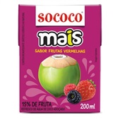 Água de Coco Frutas Vermelhas 200ml 1 UN Mais Coco