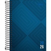 Agenda Espieral 2026 Tilibra Zip Capas Sortidas 12,9x18,7cm 176 FL 1 U