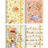 Planner 2026 Espiral Pooh Capas Sortidas 17,7 x 24cm 80 FL 1 UN Tilibr