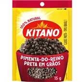 Pimenta do Reino Preta em Grãos 15g 1 UN Kitano
