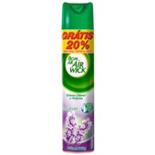 Odorizador de Ambientes Air Wick Aerossol Lavanda Embalagem Econômica 432ml 1 UN Bom Ar