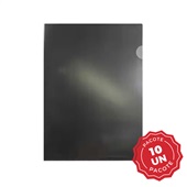 Pasta em L A4 220x310mm Fume 10 UN Plascony