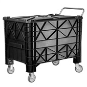 Carrinho Coletor JSN Completo 370L Preto 1 UN