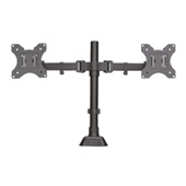 Suporte para 2 Monitores com Morsa Ajustável de 10