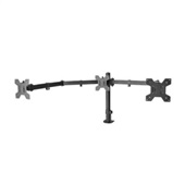 Suporte para 3 Monitores com Morsa Ajustável de 10