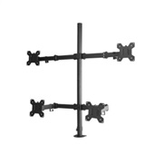 Suporte para 4 Monitores com Morsa Ajustável de 10